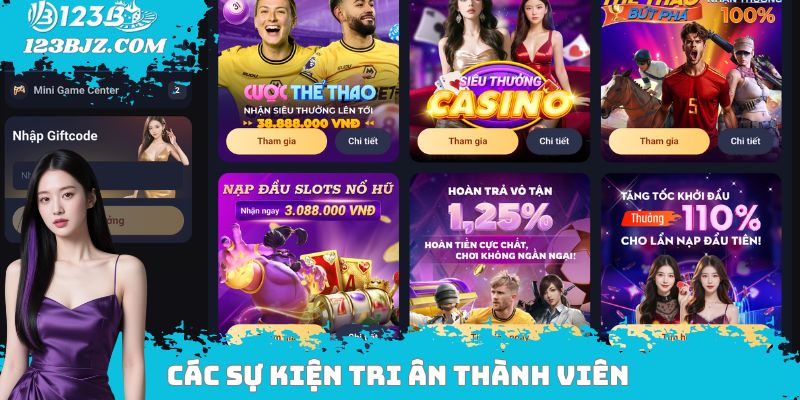Các sự kiện tri ân thành viên