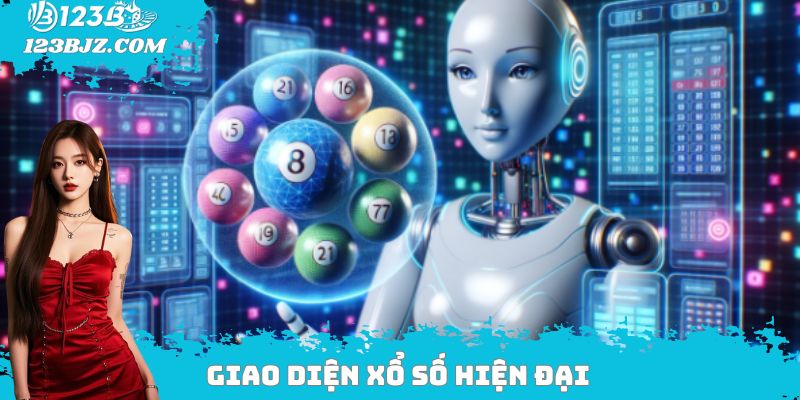 Giao diện xổ số hiện đại